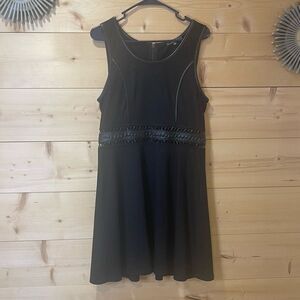 Miss Me Black Peekaboo Dress